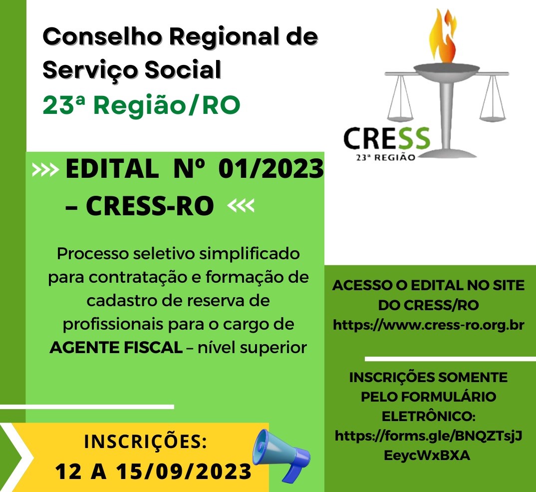 Eleição do Conselho Regional de Serviço Social - CRESS/RO 23ª Região -  ROLNEWS